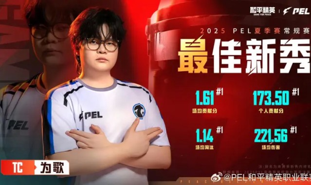 2025PEL夏季赛常规赛最佳新秀：广州TC-为歌