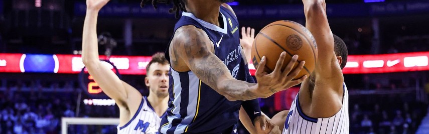 NBA伦敦赛：莫兰特复出砍24分5板13助 灰熊复仇轻取魔术