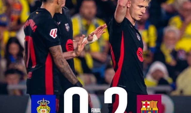 开云下载-【西甲】奥尔莫费兰建功，巴萨2比0客胜拉斯帕尔马斯